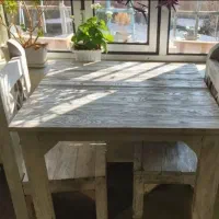 میز و صندلی چوبی|کافی‌شاپ و رستوران|سقز, |دیوار