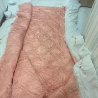 لحاف گلدوزی شده و مروارید دوزی شده ۲نفره