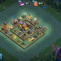 کلش اف کلنز تان ۱۵ تقریبا مکس بجز دیوار|کنسول، بازی ویدئویی و آنلاین|زابل, |دیوار