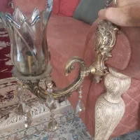 لوستر مشکی در حد و بسیار زیبا|لوستر و چراغ آویز|نیشابور, تختی|دیوار
