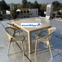 صندلی پلاستیکی‌ و‌میز ۴ نفره و ۶ نفره در تنوع بالا