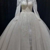 فروش لباس عروس یقه حجاب