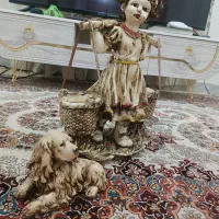 مجسمه زیبا و سگ نگهبان ، ۴۴ سانتی|مجسمه، تندیس، ماکت|ایرانشهر, |دیوار