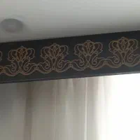 پرده حریر ساده|پرده، رانر، رومیزی|ابرکوه, |دیوار