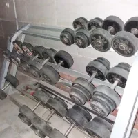 فروش دمبل باشگاهی و جا دمبلی|تجهیزات ورزشی|کرج, خرمدشت|دیوار