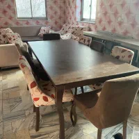 مبل میز نهار خوری ۸ نفره