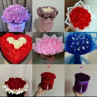 گل جاودانه|گل مصنوعی|همدان, |دیوار