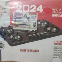 گاز ۵شعله صفحه شیشه ای