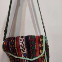 کیف دوشی دست دوز گلیمی