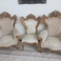 مبل استیل طلاکوب 9نفره
