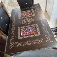 میزنهارخوری چهارنفره|میز و صندلی غذاخوری|ماهدشت, |دیوار