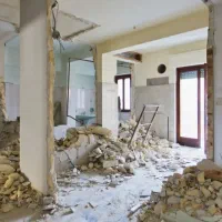 تخریب ساختمان کلی جزعی آجر کاشی سرامیک