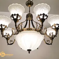 ۲ عدد لوستر ۸ شاخه ممتاز و بینظیر ( ۱ جفت )|لوستر و چراغ آویز|تهران, اقدسیه|دیوار