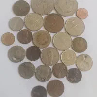 ۲۴عدد سکه خارجی