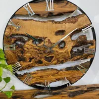 ساعت چوبی رُستیک|ساعت دیواری و تزئینی|تهران, ستارخان|دیوار