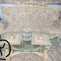 سه دست مبل تمیز و سالم همراه میز|مبلمان خانگی و میز عسلی|سراب, |دیوار