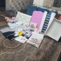 اسباب اثاث بچه  کریر کیسه خواب تخت خواب لباس و...