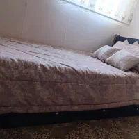تخت خواب و تشک یک نفره (بهمراه باکس)|تخت و سرویس خواب|تهران, شهرک شریعتی|دیوار