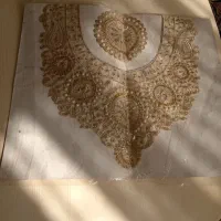 پنل و مروارید دوزی یقه|لوازم خیاطی و بافتنی|مشهد, طلاب|دیوار