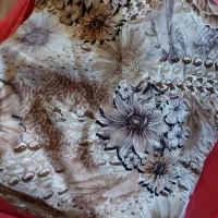 چادر دوخته شده نخی و پارچه چادری نقره کوب وشال|لباس|زنجان, |دیوار