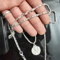 نقره انگشتر زنجیری تایلندی ایتالی|جواهرات|سنندج, |دیوار