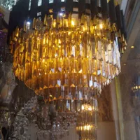 لوستر مدرن لوله ای سایز 40 سانت|لوستر و چراغ آویز|بروجرد, |دیوار