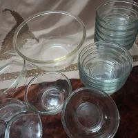 کاسه آش آبگوشتی ظروف پذیرایی پاپیونی بلور پایه دار