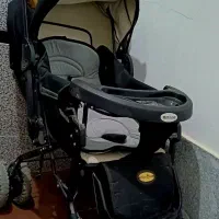 کالسکه تازه بدون استفاده فقط 3500تخفیف هم داره