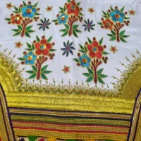 شلوار گل اطلسی