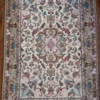 جفت قالیچه رزع نیم خطیبی دستباف
