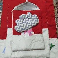 کیسه خواب بالشت شیردهی و دوعددلحاف کودک