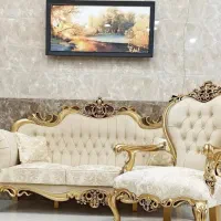 مبل افسون کلاسیک 9نفره زرکالا ،کارخاانه یاسوج16|مبلمان خانگی و میز عسلی|یاسوج, |دیوار