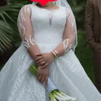 لباس عروس مزون دوخت شده پارچه سفارشی