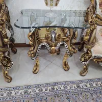 مبل۱۱نفره تمام چوب انتیک|مبلمان خانگی و میز عسلی|تهران, مجیدیه|دیوار