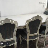 میز ناهار خوری چوبی ۸ نفره
