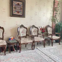 مبلمان سلطنتی ۸ نفره|مبلمان خانگی و میز عسلی|اراک, |دیوار