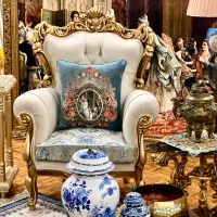 مبلمان استیل سلطنتی و میز ناهارخوری نو (جهیزیه)|مبلمان خانگی و میز عسلی|تهران, فرمانیه|دیوار