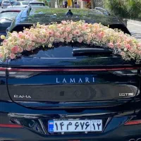 تزئین ماشین عروس و دسته گل|گل و گیاه طبیعی|رشت, دیلمان|دیوار