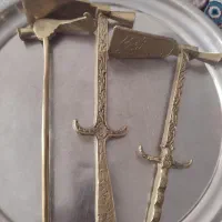 قندشکن قدیمی برنجی بافیچی قند قدیمی کلکسیونی .|صنایع دستی و سایر لوازم تزئینی|خمینیشهر, |دیوار