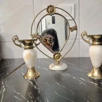 آیینه شمعدان برنجی