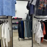 آینه قدی فرم مشکی فلزی