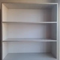 میز تحریر ام دی اف سفید با دو کشو . درحد نو