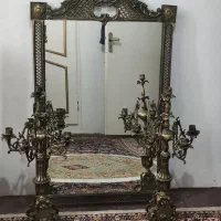 آینه و شمعدان برنزی|آینه|نوشهر, |دیوار