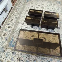 میز وسط بهمراه چهار عدد گل میز|مبلمان خانگی و میز عسلی|اهواز, کوی شهروند|دیوار