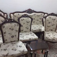 مبل ۹ نفره تمیز|مبلمان خانگی و میز عسلی|سبزوار, غرب نیروگاه|دیوار