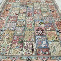 جفت 12متری دستباف طرح خشتی|فرش|کاشمر, |دیوار