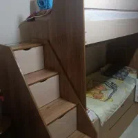 تخت دو طبقه نوجوان|تخت و سرویس خواب|قم, پردیسان|دیوار