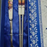 ست چاپستیک و  قاشق