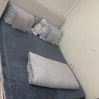 تخت دو نفره کم جا در حد نو