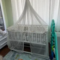 تخت/گهواره کنار مادر تمام چوبی|تخت و صندلی بچه|شیراز, تاچارا|دیوار